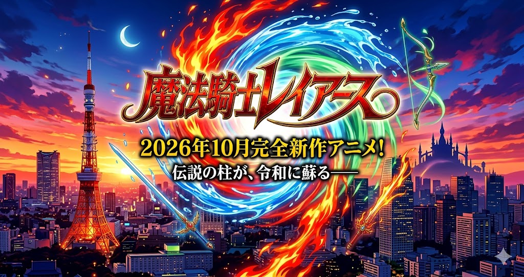 【2026年最新】『魔法騎士レイアース』新作アニメは10月放送！キャスト一新の衝撃と旧作をお得に予習する方法