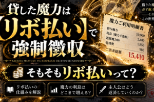 「貸した魔力は【リボ払い】で強制徴収」ってどんな話？リボ払いの意味から解説